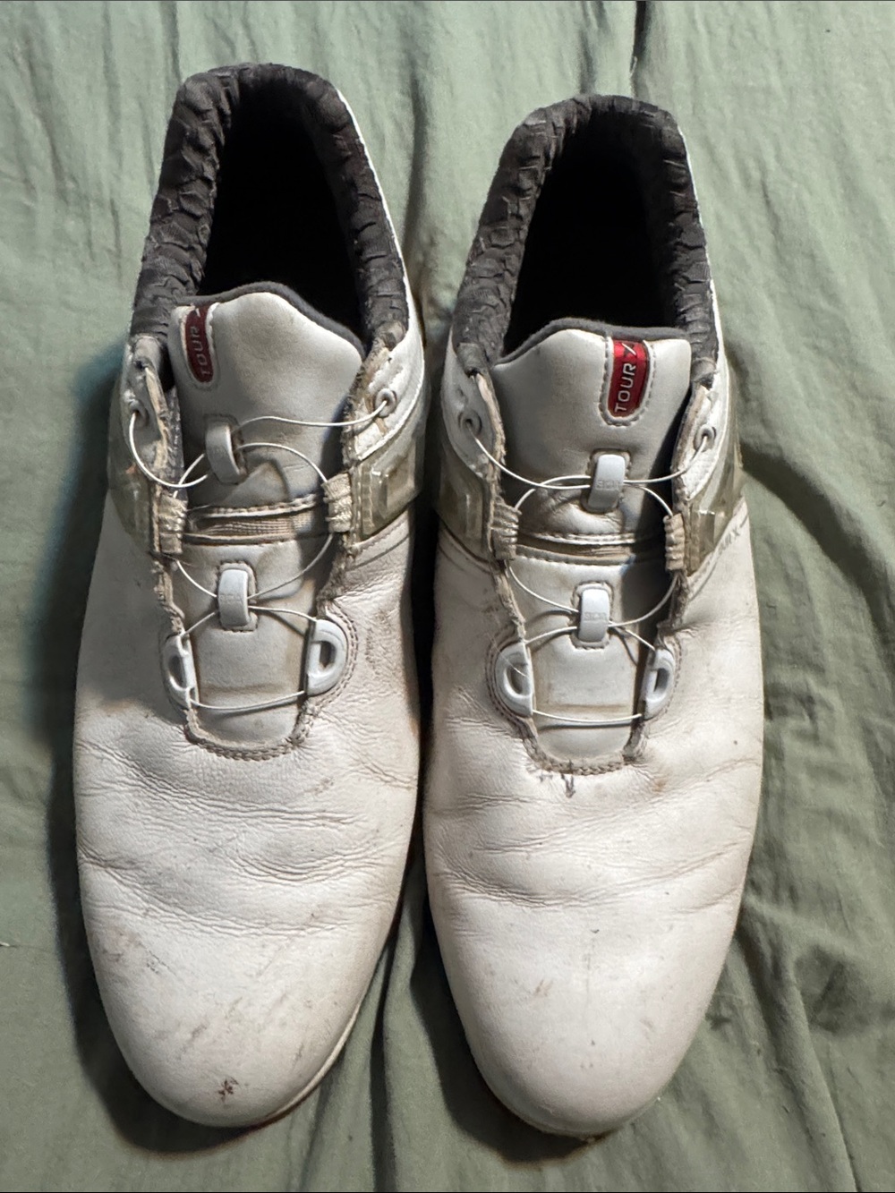 FootJoy White Men’s Golf Sneakers with Quick-Lace System